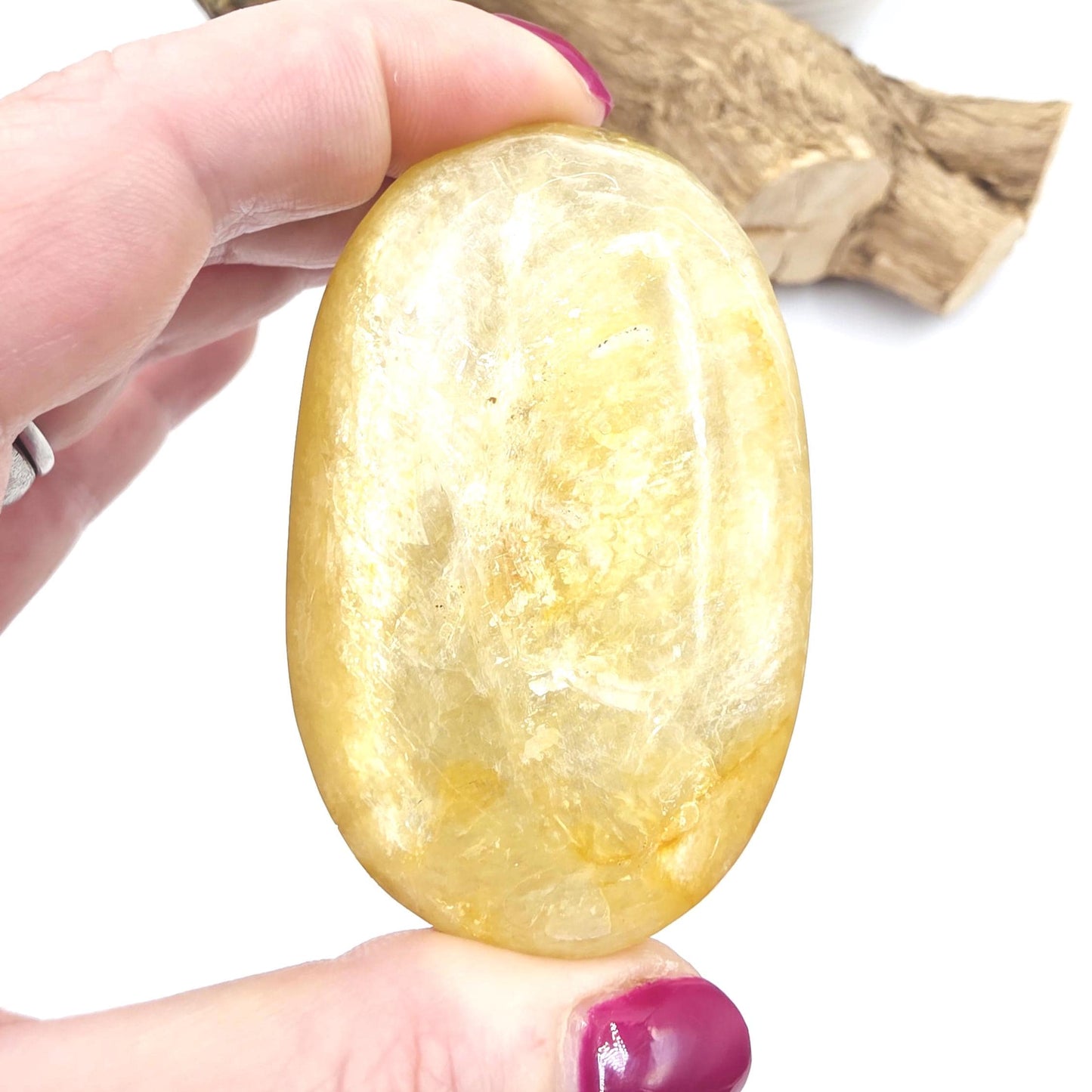 Golden Mica (Muscovite) Palm Stone – Confidence, Clarity & Emotional Strength Healing Crystal, 90g