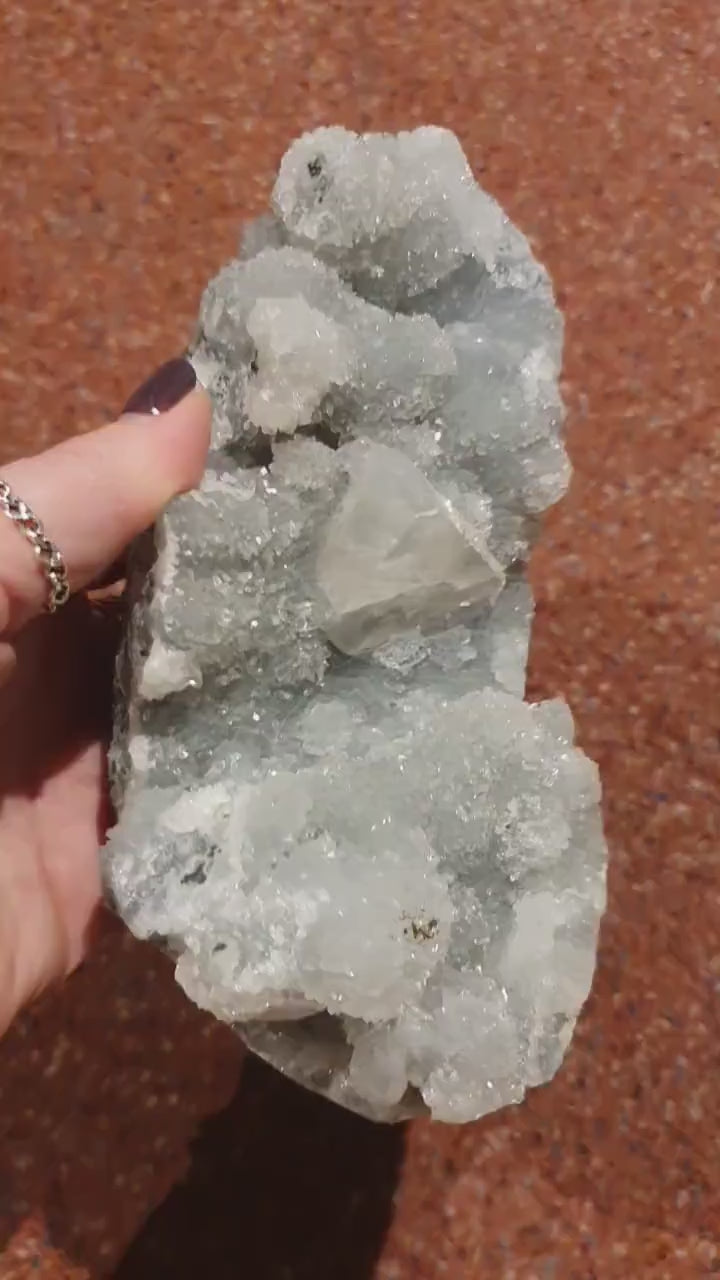 Stunning Natural Apophyllite Sparkly Raw Crystal Specimen  - 1327g
