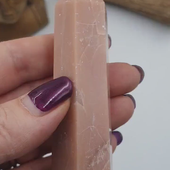 Pink Opal Tower / Pink Opal Point / Pink Opal Crystal / Pink Crystal / Healing Tower - 79g