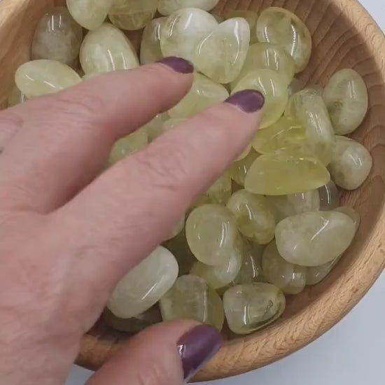 Lemon Quartz Tumbles / Lemon Quartz Tumblestones