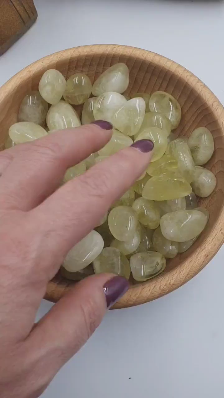 Lemon Quartz Tumbles / Lemon Quartz Tumblestones