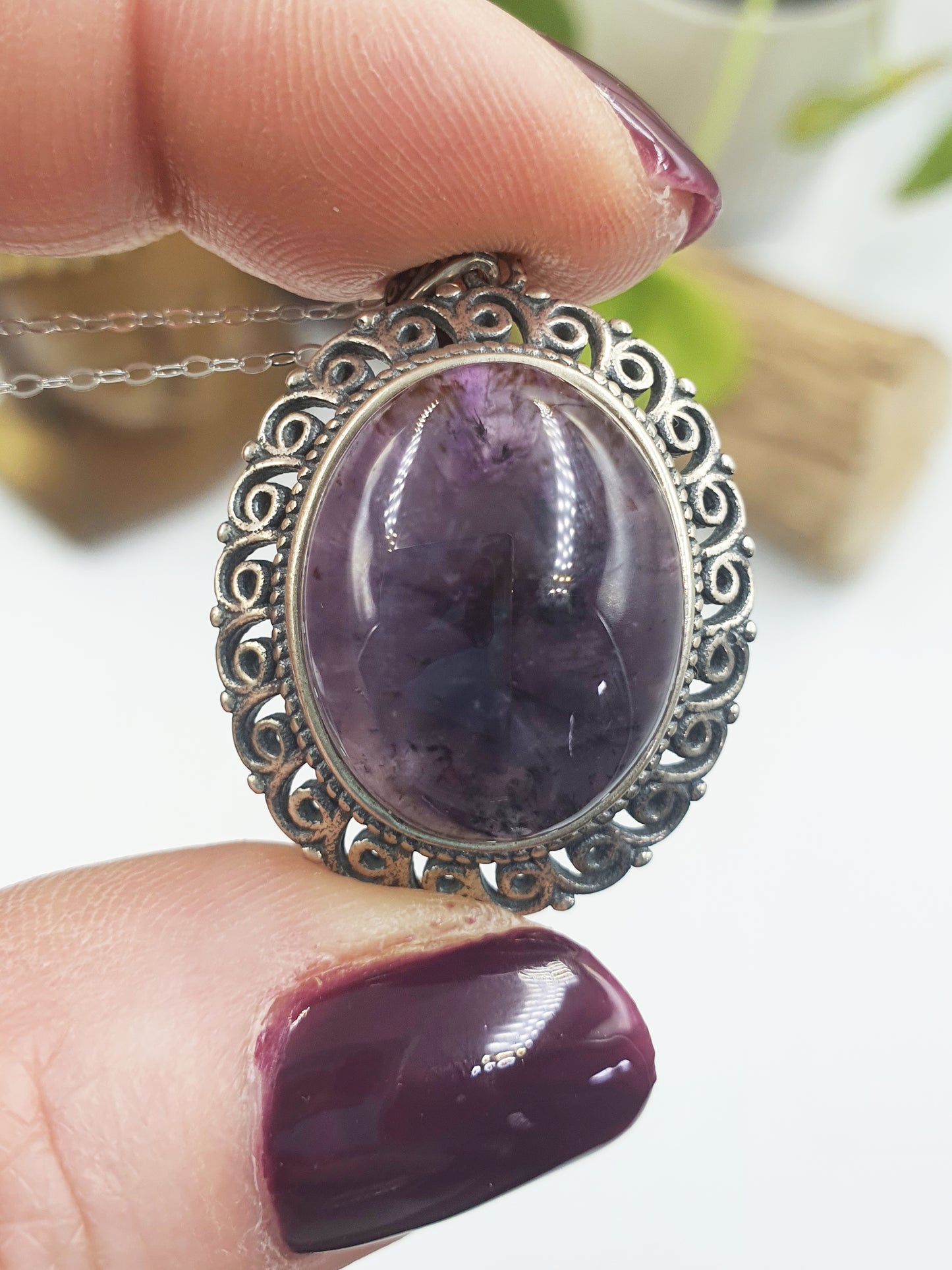 Auralite 23 Pendant (Sterling Silver)
