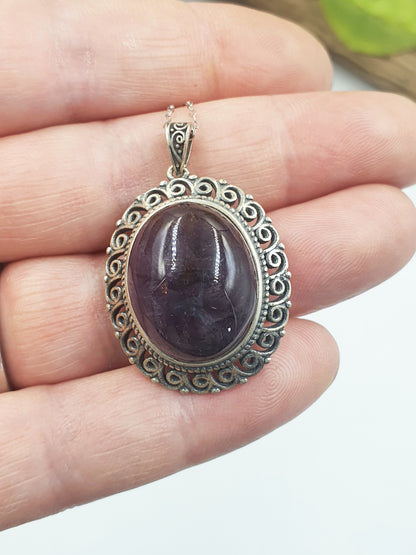 Auralite 23 Pendant (Sterling Silver)
